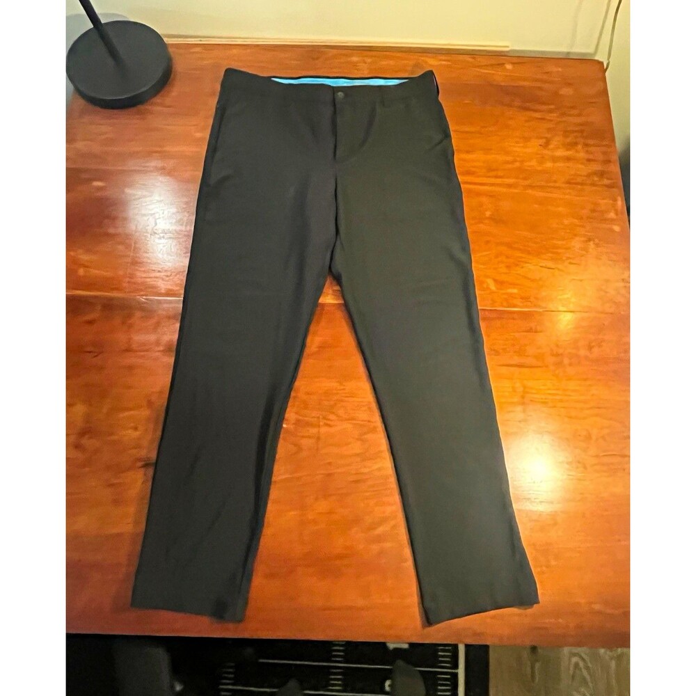 Birdie Bound Men’s Black Tapered Pants 36x32 Stretch Golf Workwear